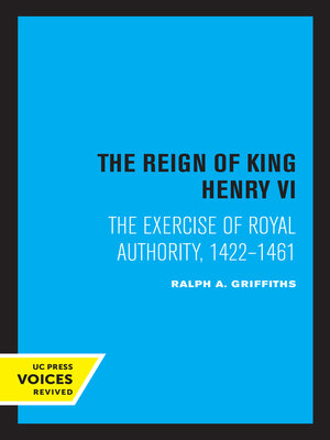 cover image of The Reign of King Henry VI